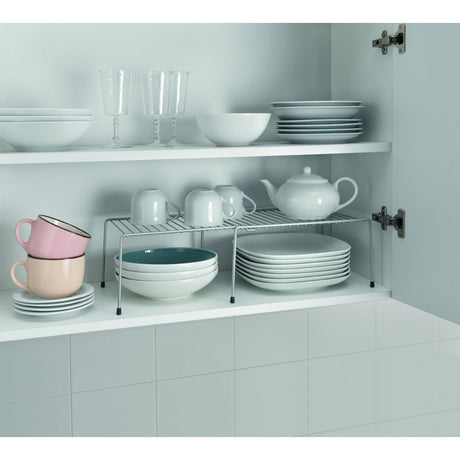 Rack extensible Metaltex 24x15x33 57 cm argent