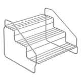 Metaltex ziołowe schody 20x18x15 cm srebrne