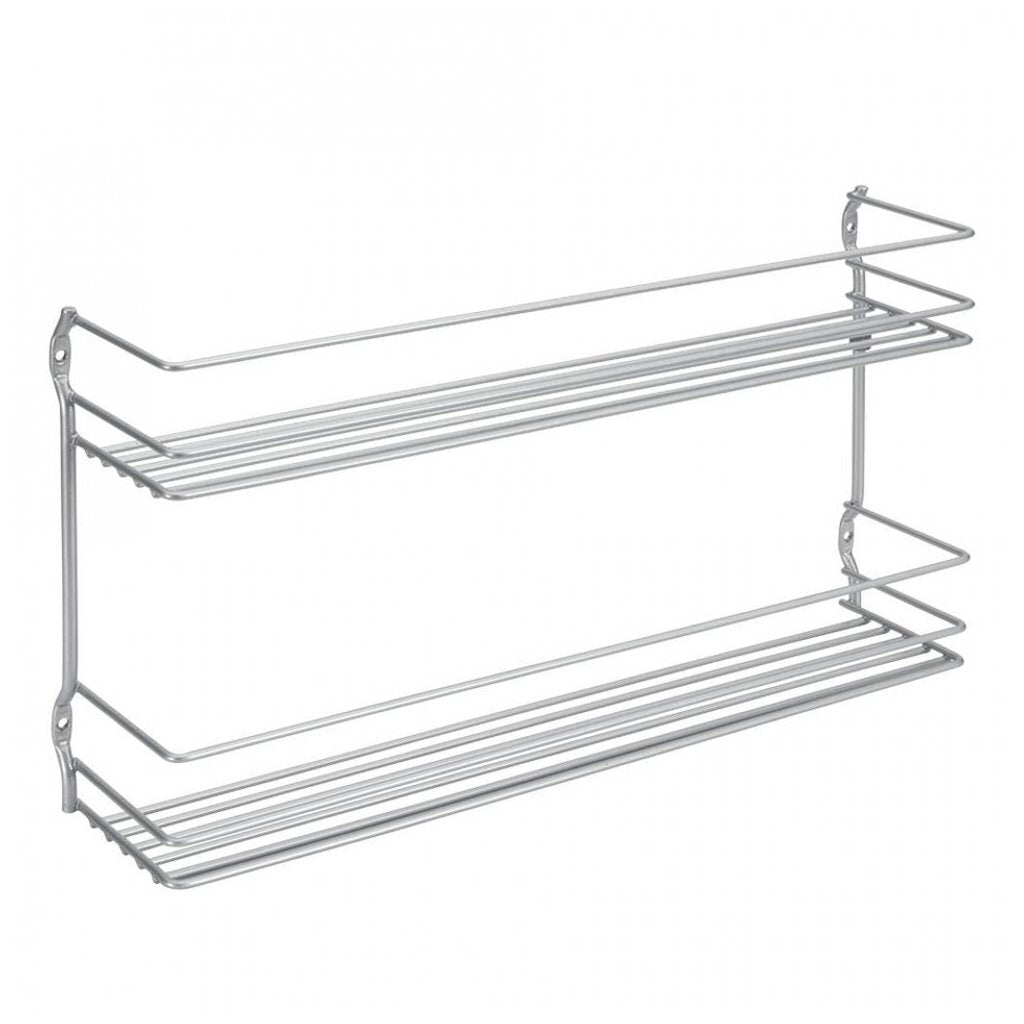 MetalTex Space Saver Smart Kitchen Pepito Herb Rack 2 Golv 36x8x19 CM Silver