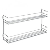 Metaltex Space Saver Smart Kitchen Pepito Herb Rack 2 piętra 36x8x19 cm Srebrny