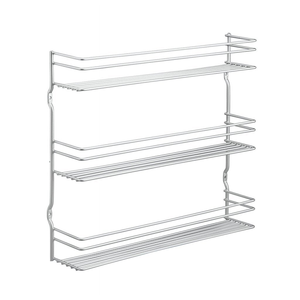 Metaltex Space Saver Smart Kitchen Pepito Herb Rack 3 étages 36x32x8 cm argent