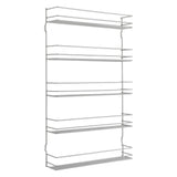 Metaltex metaltex przestrzeń oszczędzka kuchnia Pepito Herb Rack 5 pięter 36x8x58 cm Srebrny