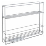 Metaltex Metaltex Space Saver Kitchen extensible Rack de especias 6x28x22 cm de plata