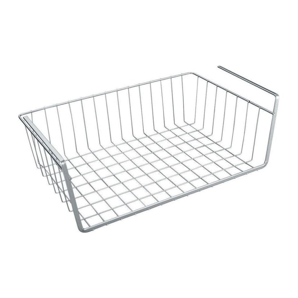 Metaltex Metaltex Kanguro Opbergmand 40x26x14 cm Zilver