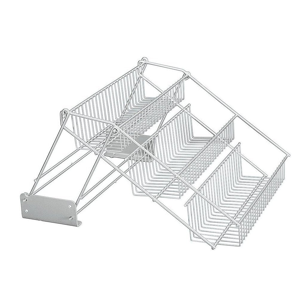 Metaltex Metaltex Rack de haut en bas 33x28x22 cm argent