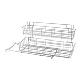 Metaltex Metaltex Extendible Storage Rack 20x58x28 cm de plata