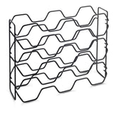 Metaltex Wijnrek Hexagon for 15 flasker 43x12x34 svart