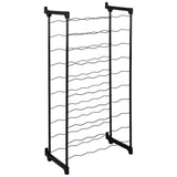 Tomado-Metaltx Barbera Wine Rack til 50 flasker 108x50x26 cm sort