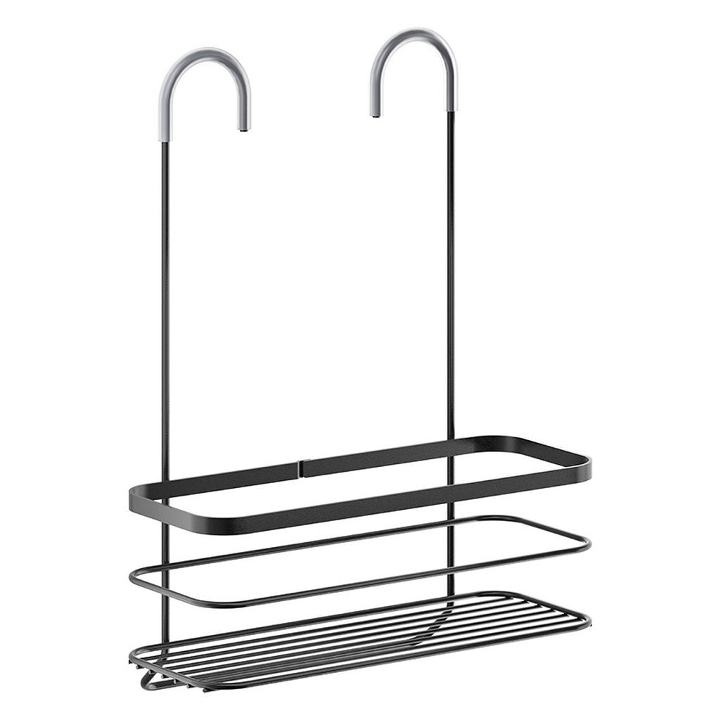 METALTEX shower deck 28x14x38 cm black metal