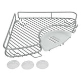 Rack d'angle Metaltex 29x4 cm argent