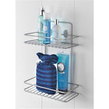 Tomado-Metaltex Tomado Metaltex Reflex Bathroom rack 2 floors silver gray