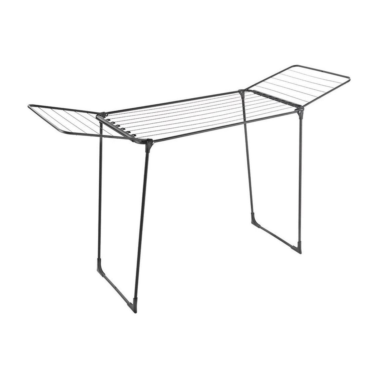 Metaltex hydra wing drying rack 18 m drying length black