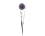Decoris flor artificial allium h66cm roxo
