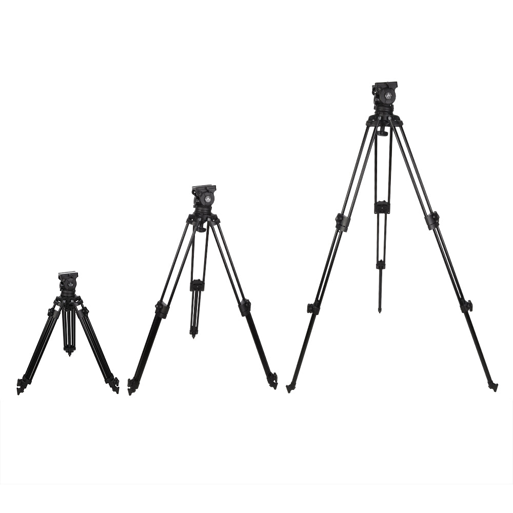 Nest Professional Tripod ei-7085-c2 + Fluid Head