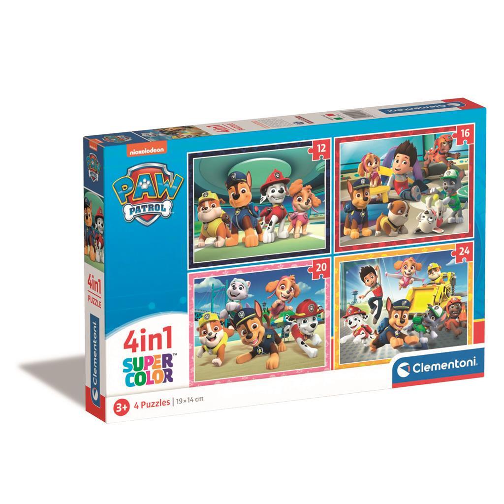 Clementoni Puzzles Paw Patrol, 4in1