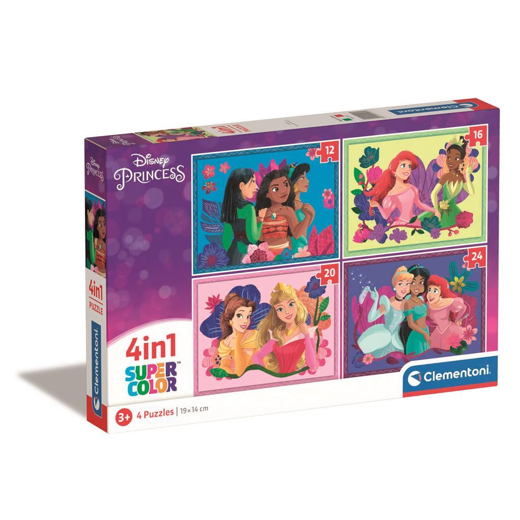 Clementoni Puzzels Prinses, 4in1