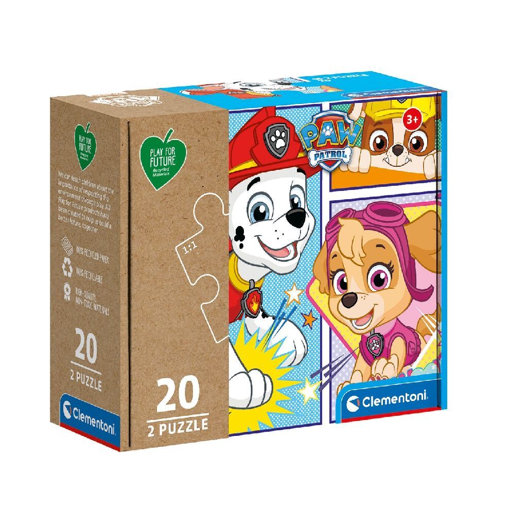 Clementoni Puzzle Paw Patrol 2x20 pezzi