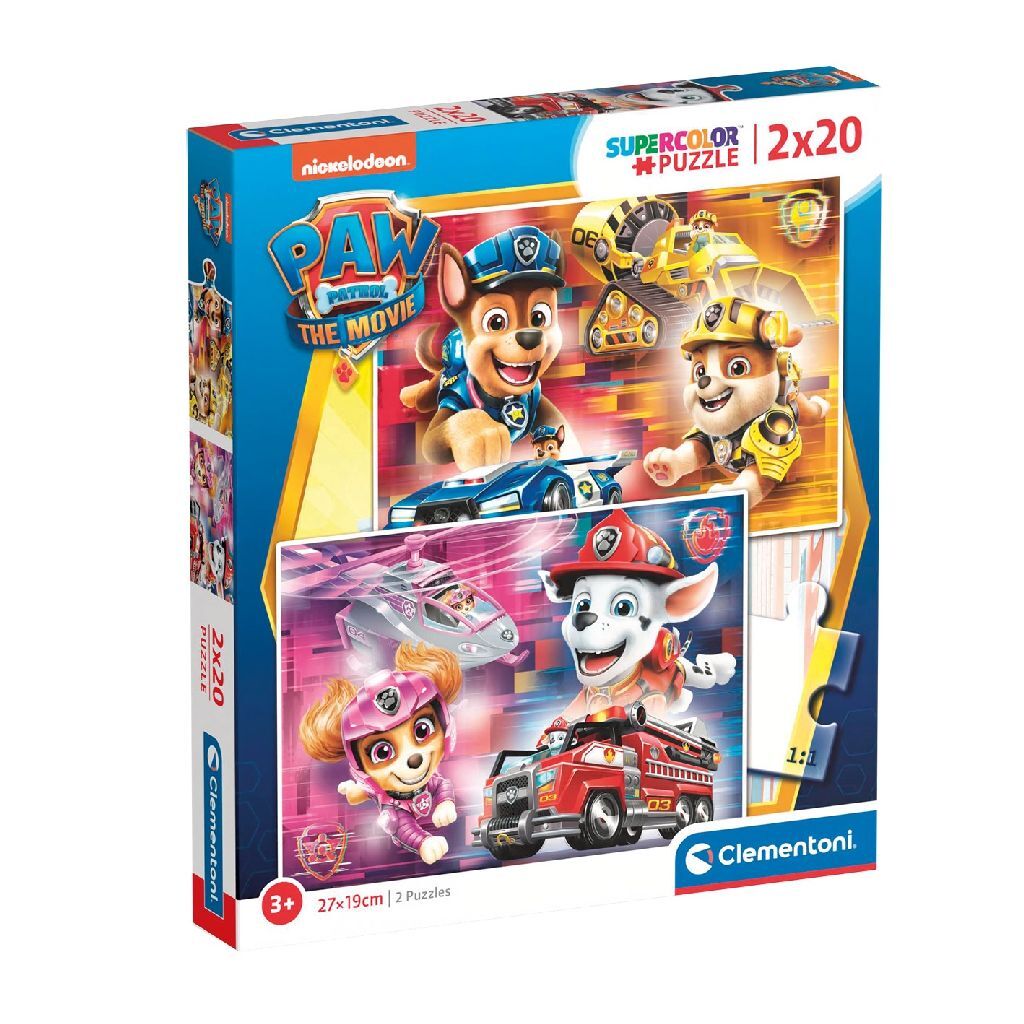 Clementoni Paw Patrouille Das Film Puzzle 2x20 Stücke