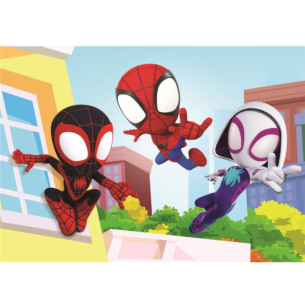 Clementoni Supercolor Puzzel Spidey and His Amazing Friends 2x20 Stukjes