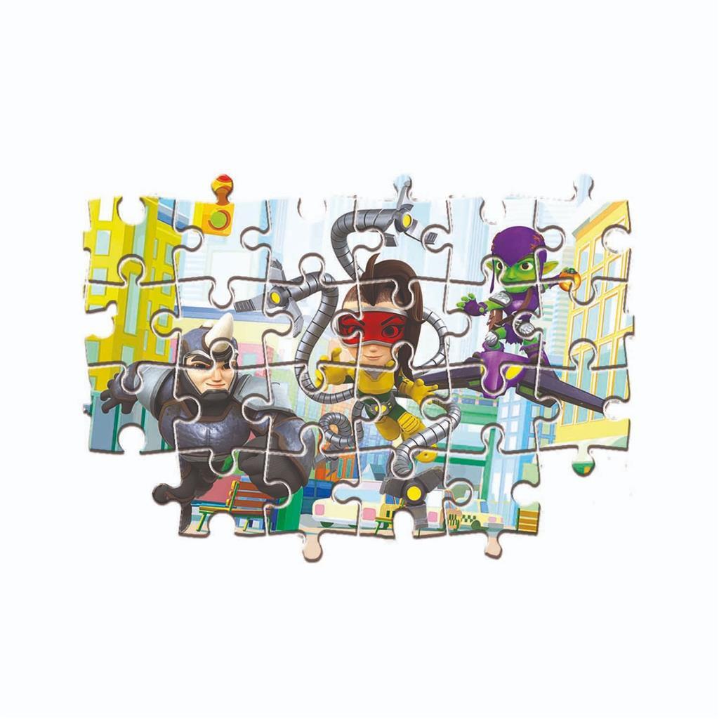 Clementoni Supercolor Puzzle Spidey i jego niesamowite przyjaciele 2x20 sztuki