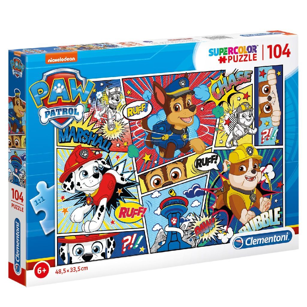 Clementoni Supercolor Puzzle Paw Patrol Strip 104 sztuki