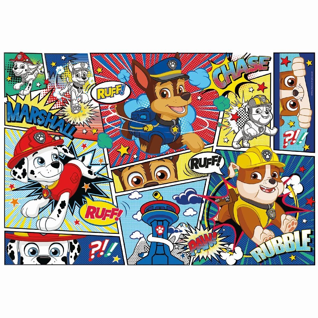 Clementoni Supercolor Puzzle Paw Patrol Strip 104 Stücke