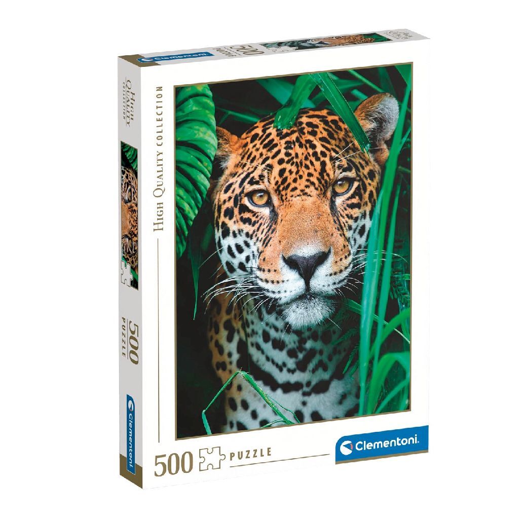 Clementoni Puzzel Jaguar in de Jungle, 500st.