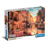 Puzzle di collezione di alta qualità Clementoni + poster veneti euml; 1000 pezzi