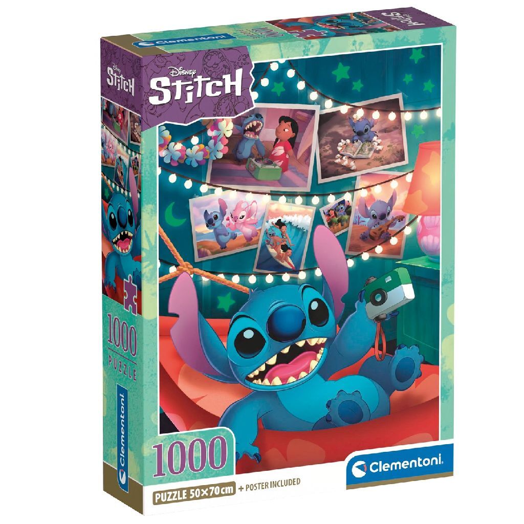 Clementoni Puzzel Stitch 1000 Stukjes