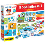 Clementoni Spelend Leren 8 Spelletjes in 1