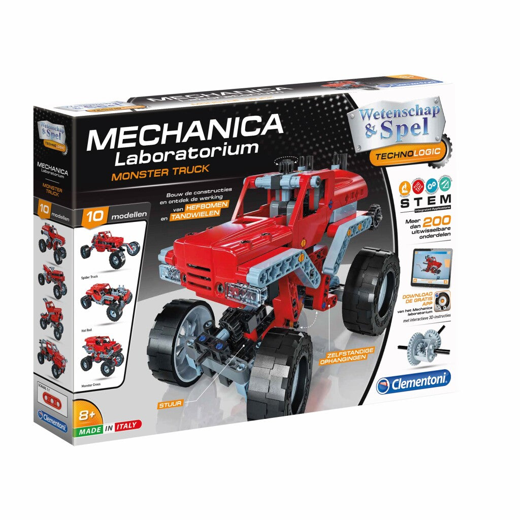 Clementoni Wetenschap Spel Mechanica Monster Trucks