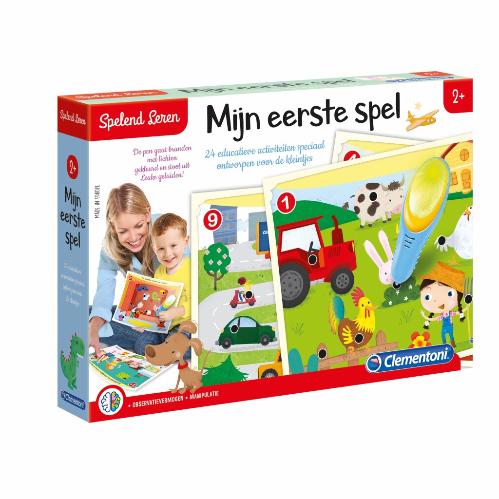 Clementoni Spelend Leren Mijn eerste Spel met Pratende Pen