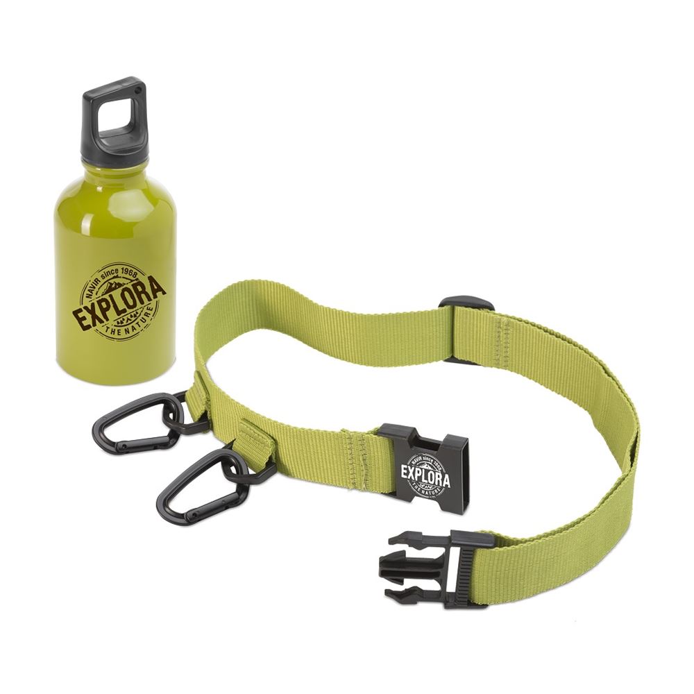 Navir explora bottle and strap. 8+