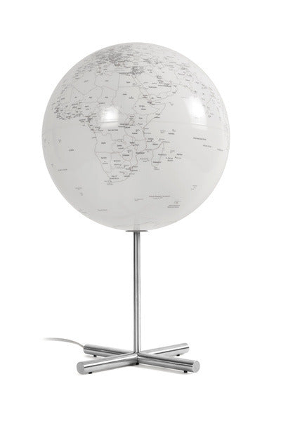 Atmósfera atmósfera nr-0331GL-gb lámpara de globo de 30 cm de diámetro de acero inoxidable blanco con iluminación