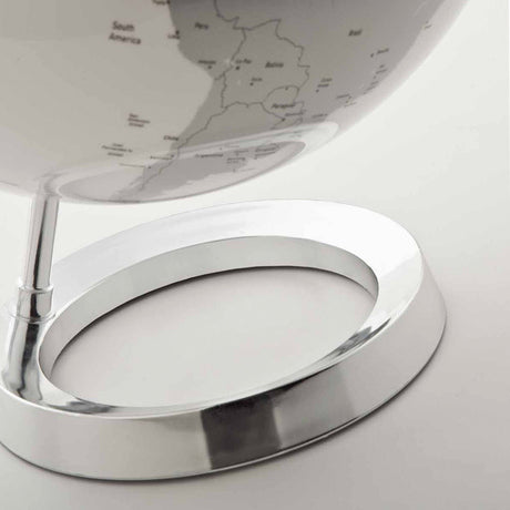 Atmosphere Atmosphere NR-0331F7NS-GB Globe Bright Chrome 30cm Diameter Kunststof Voet Engelstalig