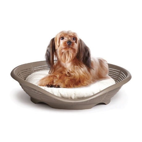 Bama Pet Pasha Korb 48x46x11 cm Taupe