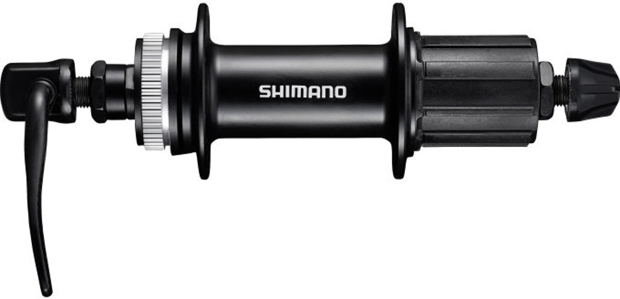 Shimano Achternaaf 8 9 10 speed FH-MT200-B 36 gaats Center Lock remschijfbevestiging zwart