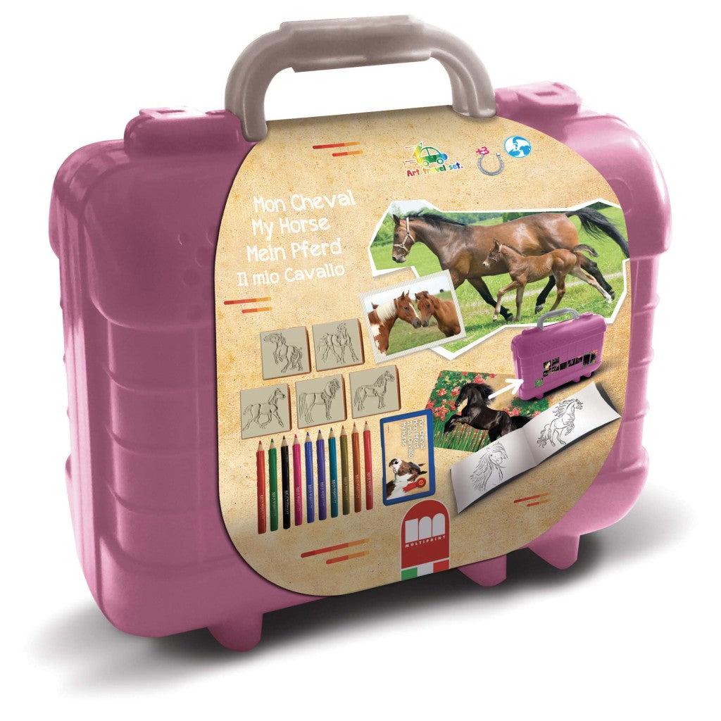 Basic Horses Suitcase Color Stamp Set 29-piece