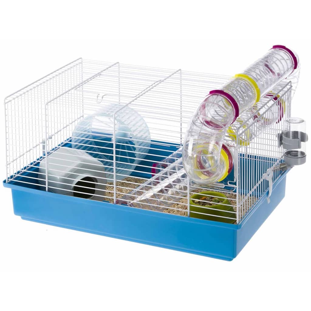 Ferplast Hamsterkooi Paula 46x29.5x24.5 cm azul 57906411