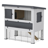 Ferplast Rabbit Hutch Grand Lodge 120 Plast Gray 57085360