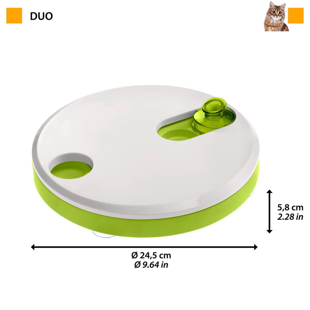 Ferplast Cat Toys Duo 5,8 cm Green blanc