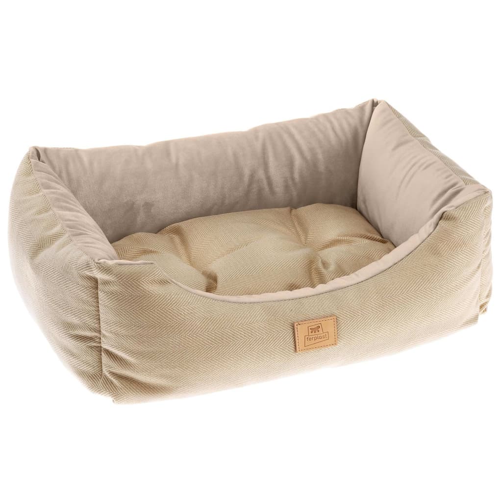 Ferplast Hund og Cat Bed Chester 80 Beige