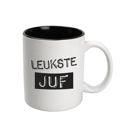 Paperdreams zwart wit mug - jufr - keramiek 400ml