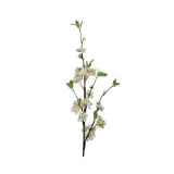 Decoris kënschtlech Blummenbléi h106cm wäiss