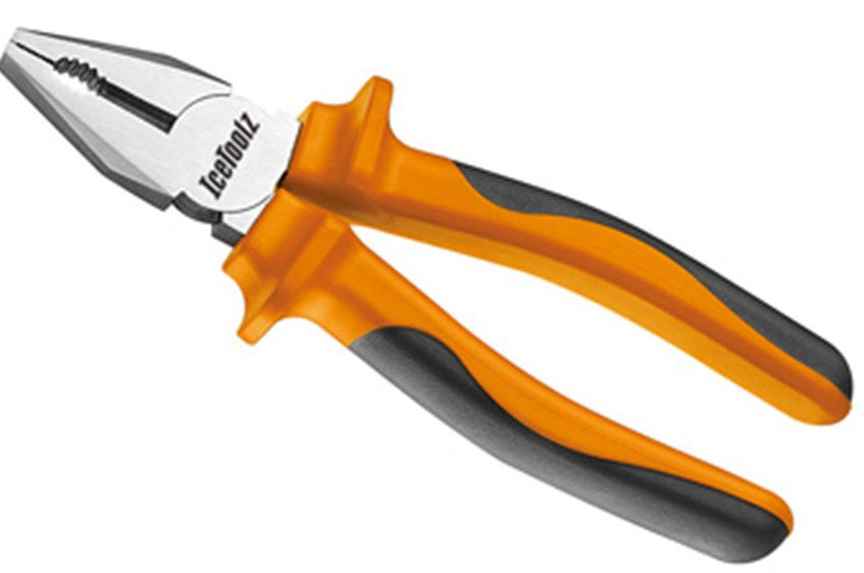 IceToolz Icetoolz 28c2 combinatietang comfort grip 18cm oranje