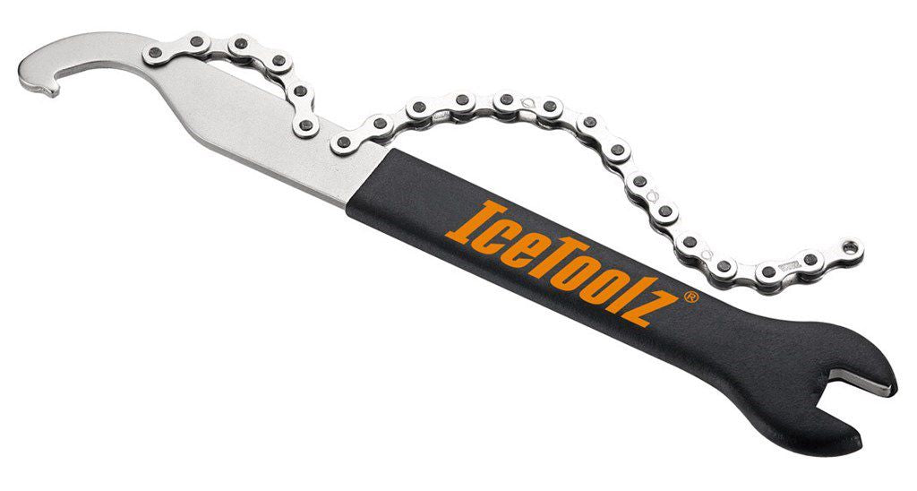 Multi-Speed ​​Tools IceToolz 24034S4 s ključem za pedala, kljukico in stranko z brezplačnim kolesom 1 2 x 3 32