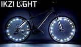 Éclairage de roue Ikzi pour 2 roues LED rouges