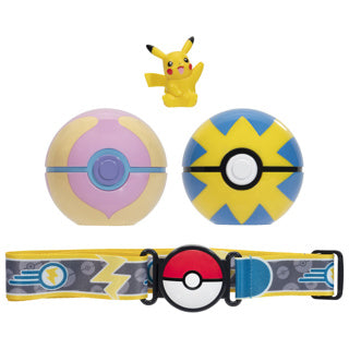 Jazwares pokemon clip n go with belt play set pikachu