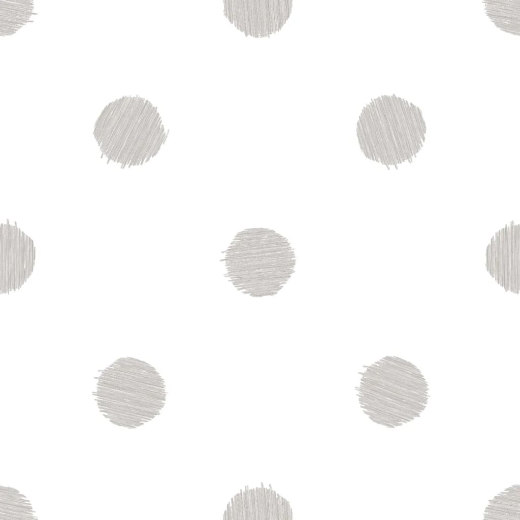 Noordwand Wallpaper Noordwand Wallpaper Urban Friends Dots bianco e grigio