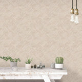 Noordwand Evergreen Wallpaper Wicker Natural Beige